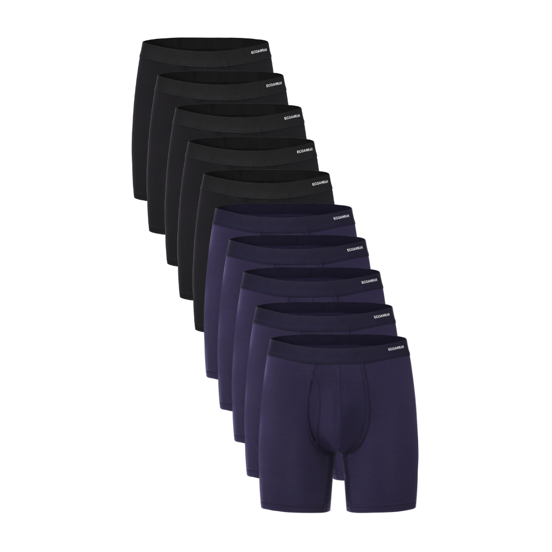 ECOAWEAR® Klassiska bambu kalsonger med längre ben och ficka