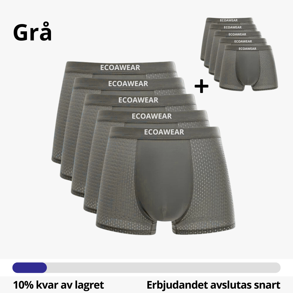 ECOAWEAR® Bamboo Boxers 5-Pack | + 5 FREE