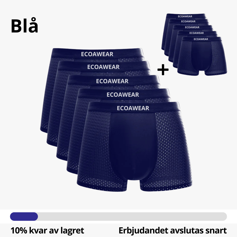 ECOAWEAR® Bamboo Boxers 5-Pack | + 5 FREE