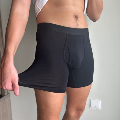 ECOAWEAR® Klassiska bambu kalsonger med längre ben och ficka