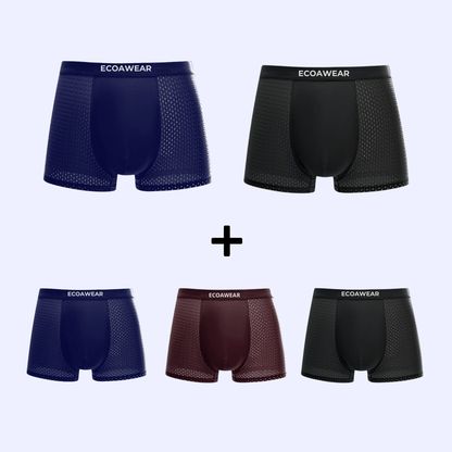 ECOAWEAR® Bamboo Boxers 5-Pack | + 7 FREE
