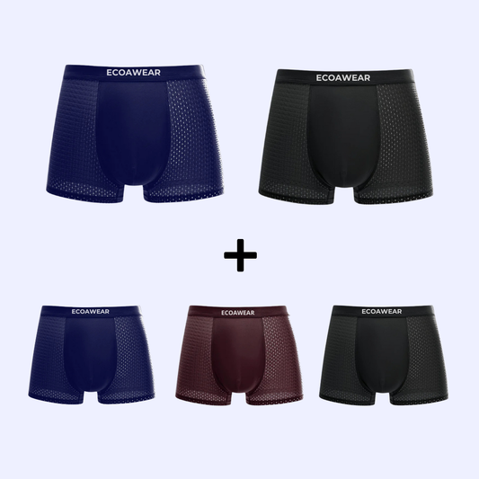 ECOAWEAR® Bamboo Boxers 5-Pack | + 7 FREE