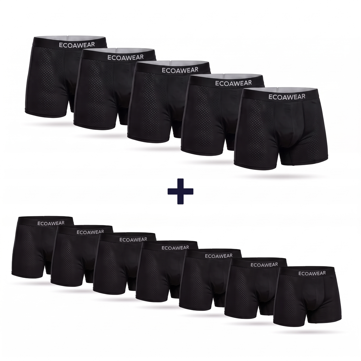 ECOAWEAR Men's Bamboo Boxers 12-Pack